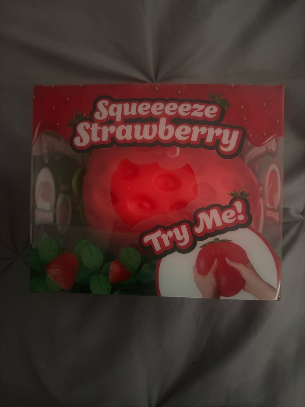 NEW Toymendous Giant Strawberry Squishy Sensory Toy XL